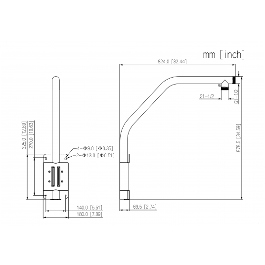 Uchwyt parapetowy do kamer Dahua - PFB303S -zdjęcie numer 2