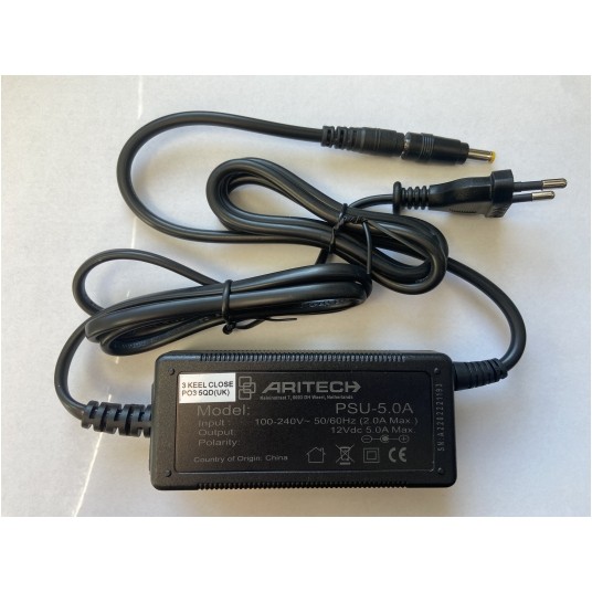 Uniwersalny zasilacz do kamer 12Vdc/5A Aritech - PSU-5.0A -zdjęcie numer 1