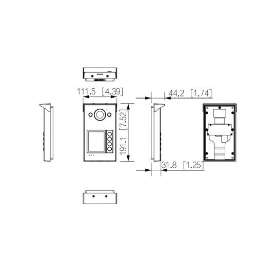 Wideodomofon IP Dahua - VTO3311Q-WP
