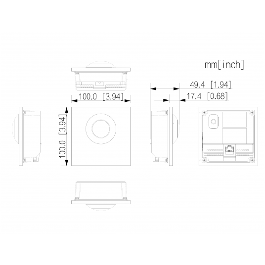 Wideodomofon modułowy 2MP Dahua - VTO4202FB-P-S3 -zdjęcie numer 4