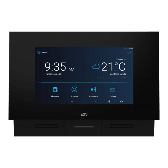 Wielofunkcyjny panel wewnętrzny IP z dotykowym ekranem 7" 2N - 91378375 -zdjęcie numer 1