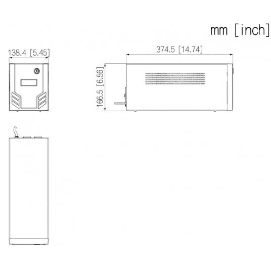 Zasilacz awaryjny UPS 2000VA/1200W Dahua – PFM3350-2000L -zdjęcie numer 3