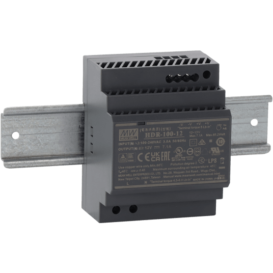 Zasilacz na szynę DIN 12 VDC/7,1A 85W Mean Well - HDR-100-12 -zdjęcie numer 1