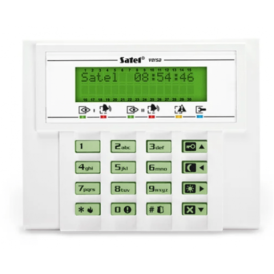 Zestaw alarmowy Satel: pł. główna VERSA 10, manipulator VERSA-LCD-GR, obudowa OPU-4 P- VERSA 10-KLCD