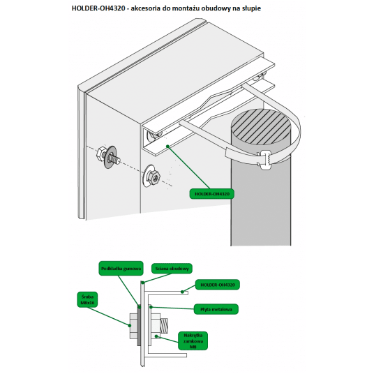 Zewnętrzna rozdzielnica stalowa OH4320-C4.A12.R.P481.SE Metel - 5-411-410 -zdjęcie numer 4