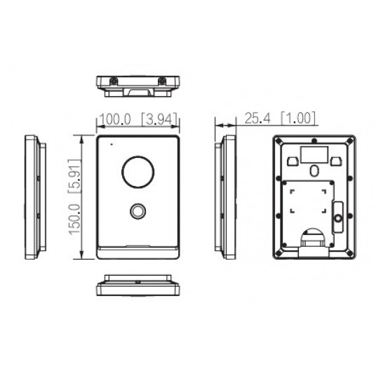 Zewnętrzna stacja bramowa IP Dahua - VTO2211G-WP-S2