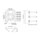 Adapter do montażu słupowego Dahua - PFA150-V2