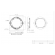 Adapter do montażu sufitowego Hanwha Vision - SHD-1350P