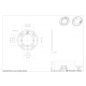 Adapter montażowy do kamer Hanwha Vision - SBD-150GP -zdjęcie numer 3