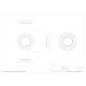 Adapter montażowy do kamer kopułkowych Hanwha Vision - SPB-MDC21W -zdjęcie numer 3