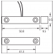 Czujka magnetyczna, NC, Aritech - DC101S60 -zdjęcie numer 2