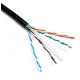 Kabel kat.6 U/UTP box 305m czarny zewnetrzny Fca Excel - 100-100