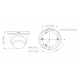 Kamera IP Fixed-focal Eyeball WizMind 5MP IR Dahua - IPC-HDW5541TM-ASE-0280B-S3