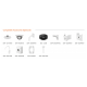Kamera IP kopułowa Hanwha Vision AI Seria X 5 MPix - XND-8081RV