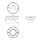 Kamera IP kopułowa Hanwha Vision Seria Q 2 MPix - QND-6021