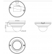 Kamera IP kopułowa Hanwha Vision Seria Q 5 MPix - QND-8011