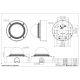Kamera IP kopułowa Hanwha Vision Seria X 6 MPix - XNV-C8083R