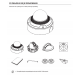 Kamera IP kopułowa wandaloodporna AI Hanwha Vision Seria X 6 MP - XNV-8083RZ