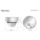 Kamera IP kopułowa wandaloodporna Hanwha Vision Seria Q 2 MPix - QNV-6022R