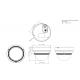 Kamera IP kopułowa wandaloodporna Hanwha Vision Seria Q 2 MPix - QNV-6082R