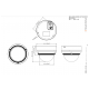 Kamera IP kopułowa wandaloodporna Hanwha Vision Seria Q 5 MPix - QNV-8080R