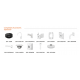 Kamera IP kopułowa wandaloodporna Hanwha Vision Seria X 5 MPix - XNV-8081Z