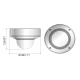 Kamera IP kopułowa wandaloodporna Hanwha Vision Seria X 5 MPix - XNV-8081Z