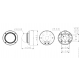 Kamera IP kopułowa wandaloodporna Hanwha Vision Seria X 8 MPix - XND-9082RV
