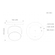 Kamera kopułkowa IP 4MP WizColor Eyeball Dahua - IPC-HDW5459H-ASE-PV-0360B-PRO-Black -zdjęcie numer 3