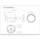 Kamera Light Fixed-focal Bullet 8MP WizSense Dahua - IPC-HFW2849S-S-IL-0280B