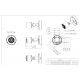 Kamera termowizyjna Hanwha Vision Seria Core AI 6,6mm - TNO-C3022TRA