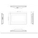 Monitor wewnętrzny IP i Wi-Fi Dahua - VTH5421HW-W