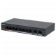 Przełącznik niezarządzalny Dahua 8-portowy PoE + 2 porty Gigabit - CS4010-8ET-60