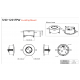 Uchwyt do montażu sufitowego Hanwha Vision - SHD-1201FPW