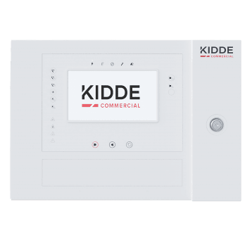 Adresowalna centrala sygnalizacji pożaru z ekranem dotykowym, mała obudowa Kidde - 2X-AT-F2-FB-S