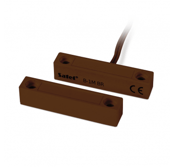 Czujka magnetyczna boczna Satel - B-1M BR (10 sztuk)
