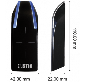Czytnik kontroli dostępu Mullion TTL StID Security - ARC1S-R31-B/BT1-13LA/1