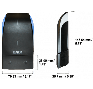 Czytnik kontroli dostępu WX3 StID Security - ARCS-WX3-I/BT2-7OS/1