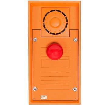 Domofon jednoprzyciskowy czerwony grzybkowy Helios IP Safety 2N - 9152101MW