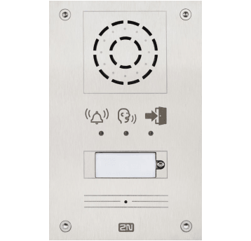 Jednoprzyciskowy zewnętrzny domofon audio IP 2N z piktogramami LED - 9153101P