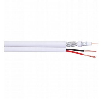 Kabel koncentryczny RG59 z przewodem zasilającym 100m Dahua - PFM941I-RG59N/21-100-white