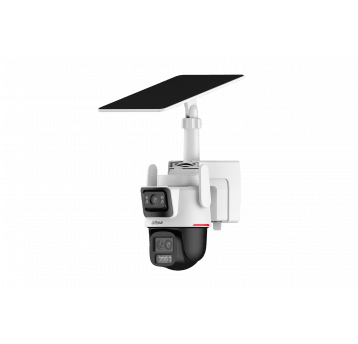 Kamera IP Dual Lens 4G LTE z panelem solarnym Dahua - IPC-PTS2649C-3E3Z-4GB20-3684/0280B-PRO