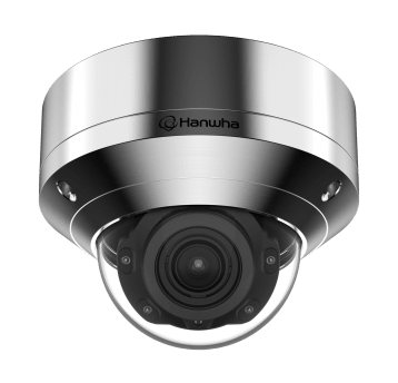 Kamera IP kopułowa ze stali nierdzewnej 5 MP Seria X Hanwha Vision - XNV-8080RSA