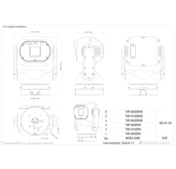 Kamera PTZ zaawansowana Hanwha Vision - TNP-A7430RWB