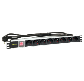 Listwa zasilająca 230VAC - 8 gniazd Pulsar - RALZ