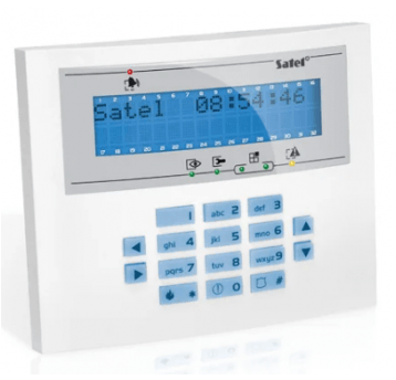 Manipulator LCD (niebieskie podświetlenie) Satel - INT-KLCDL-BL