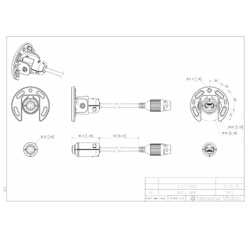 Moduł kamery cylindrycznej Hanwha Vision - SLA-F2480A