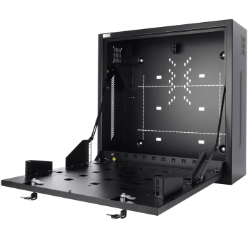 Obudowa NVR/Monitor/RACK 10”, 19” pionowa czarna Pulsar - AWO534