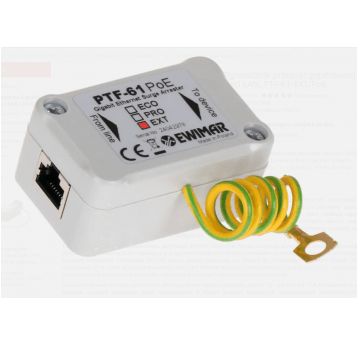 Ogranicznik przepięć gigabitowej sieci LAN EWIMAR - PTF-61-EXT/PoE