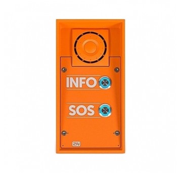 Panel domofonowy IP Safety z 2 przyciskami i głośnikiem 10W 2N - 9152102W